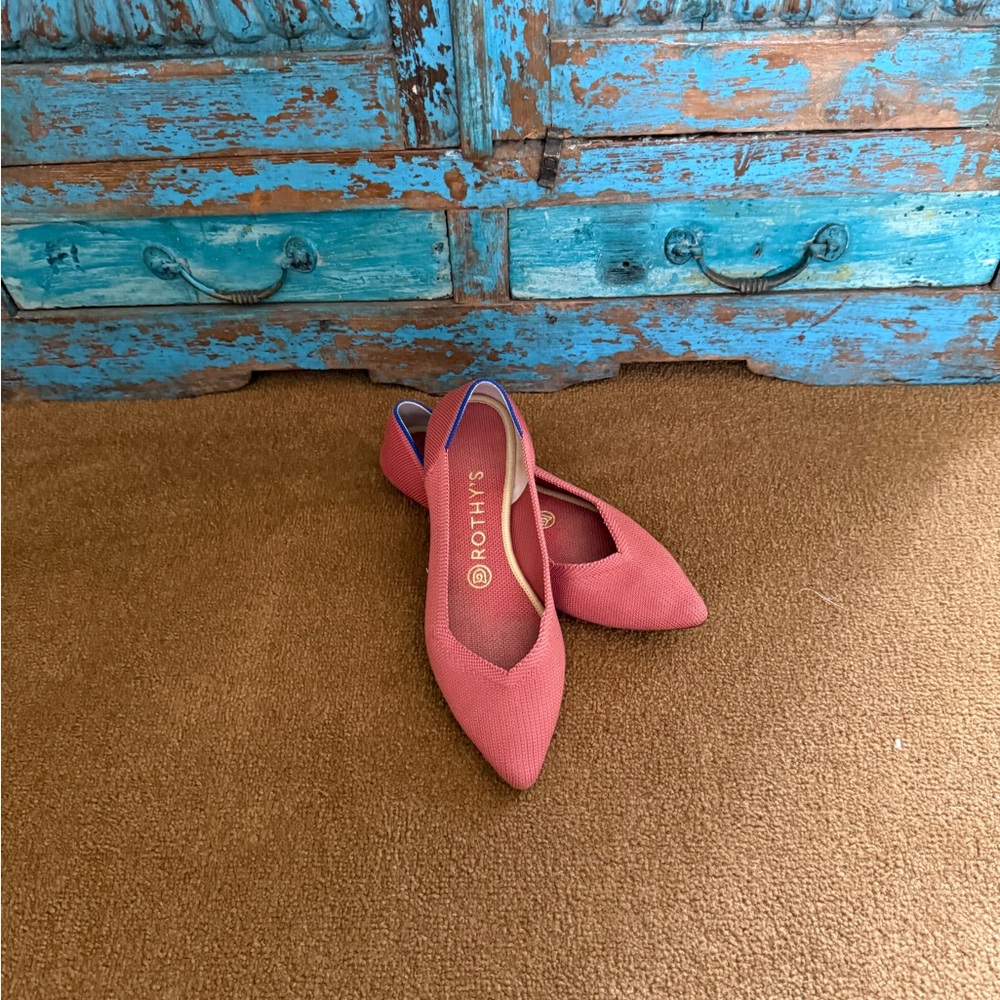 Rothy's Coral Pink Women's Flats